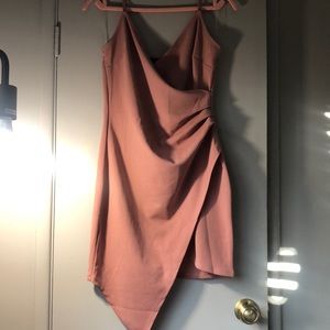 Dusty Mauve Asymmetrical Dress